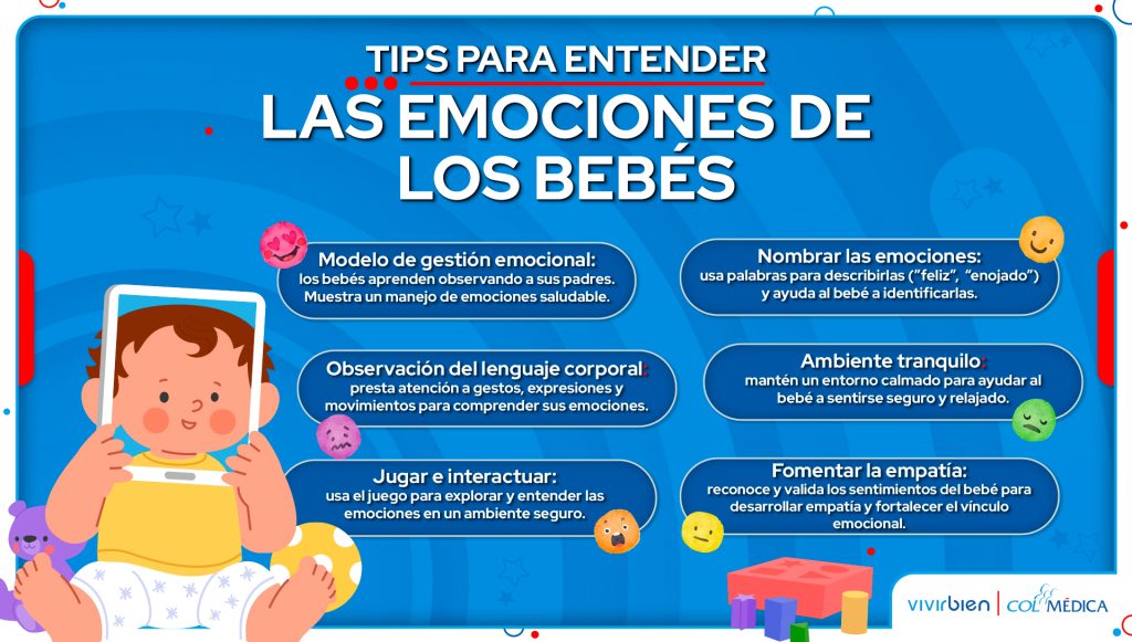 Tips para entender las emociones de los Bebés