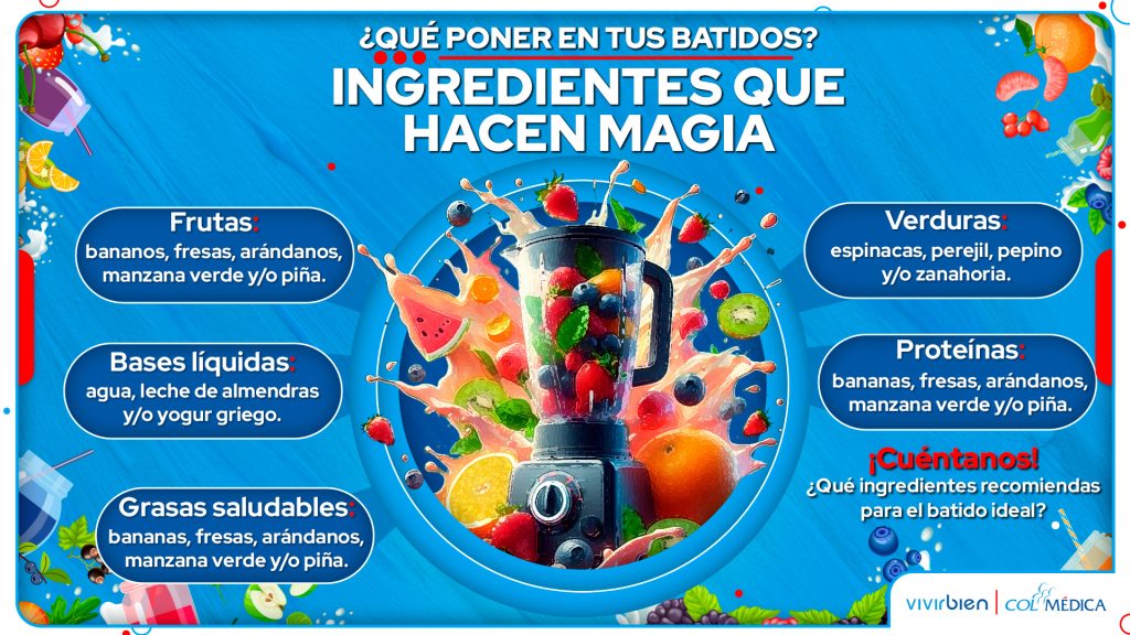 infografia-qué poner en tus batidos